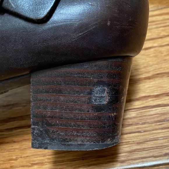 Anne Klein leather boots size 7.5 - Picture 4 of 6